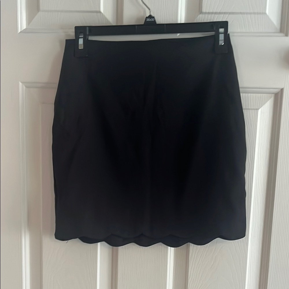 Black Mini Pencil Skirt for Work